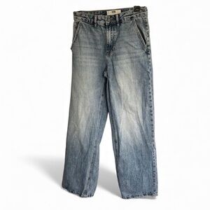 STR Women’s Wide Leg Jeans Medium Wash Vintage Y2K High Rise, size 00